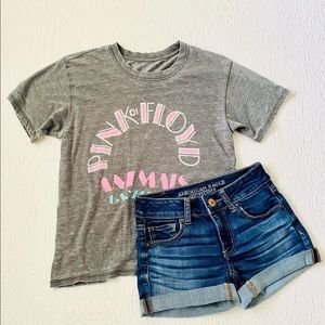 AEO- Super stretch denim shorts // EUC